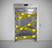 elevator caution