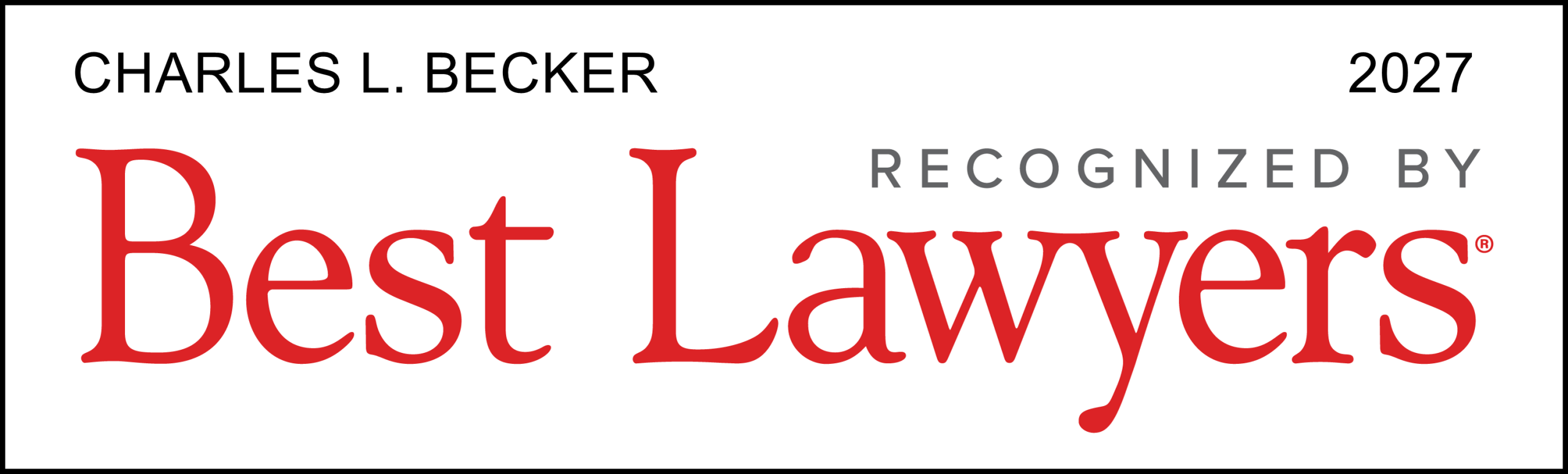 Best Lawyers - Charles L Becker