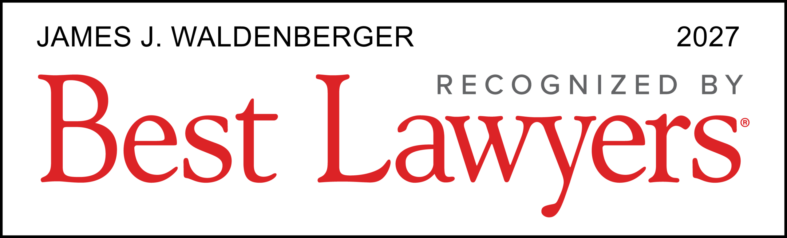 Best Lawyers - James Waldenberger